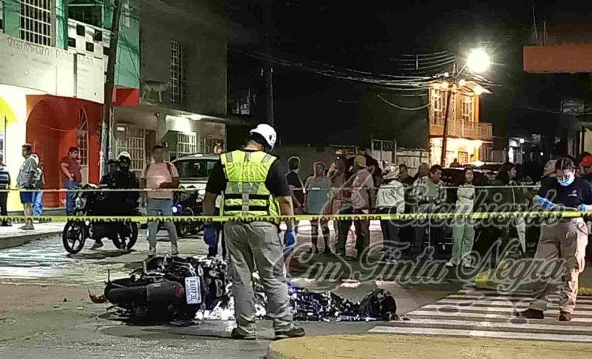 MUERE MOTOCICLISTA AL SER IMPACTADO POR AUTOMOVIL