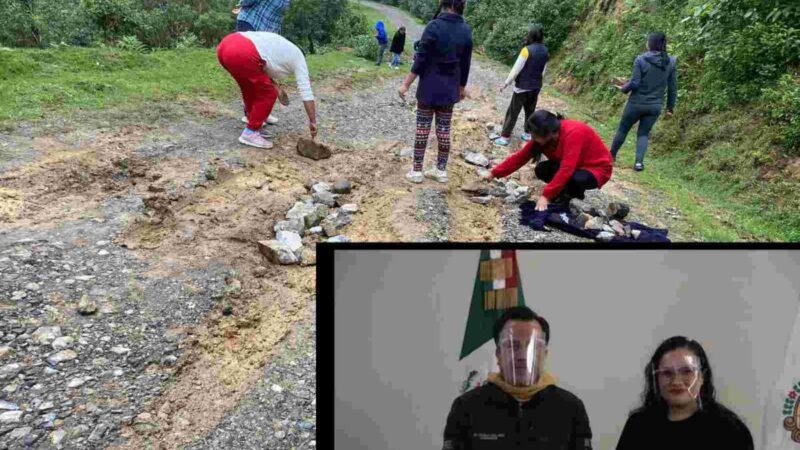 EXFUNCIONARIA DE GOBIERNO DEL ESTADO MONTA SHOW EN ALPATLÁHUAC