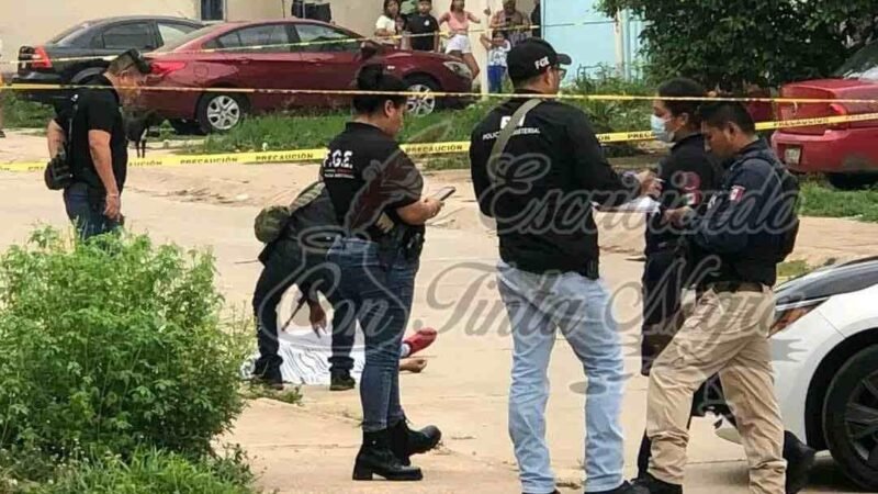 ASESINAN A JOVEN A BALAZOS
