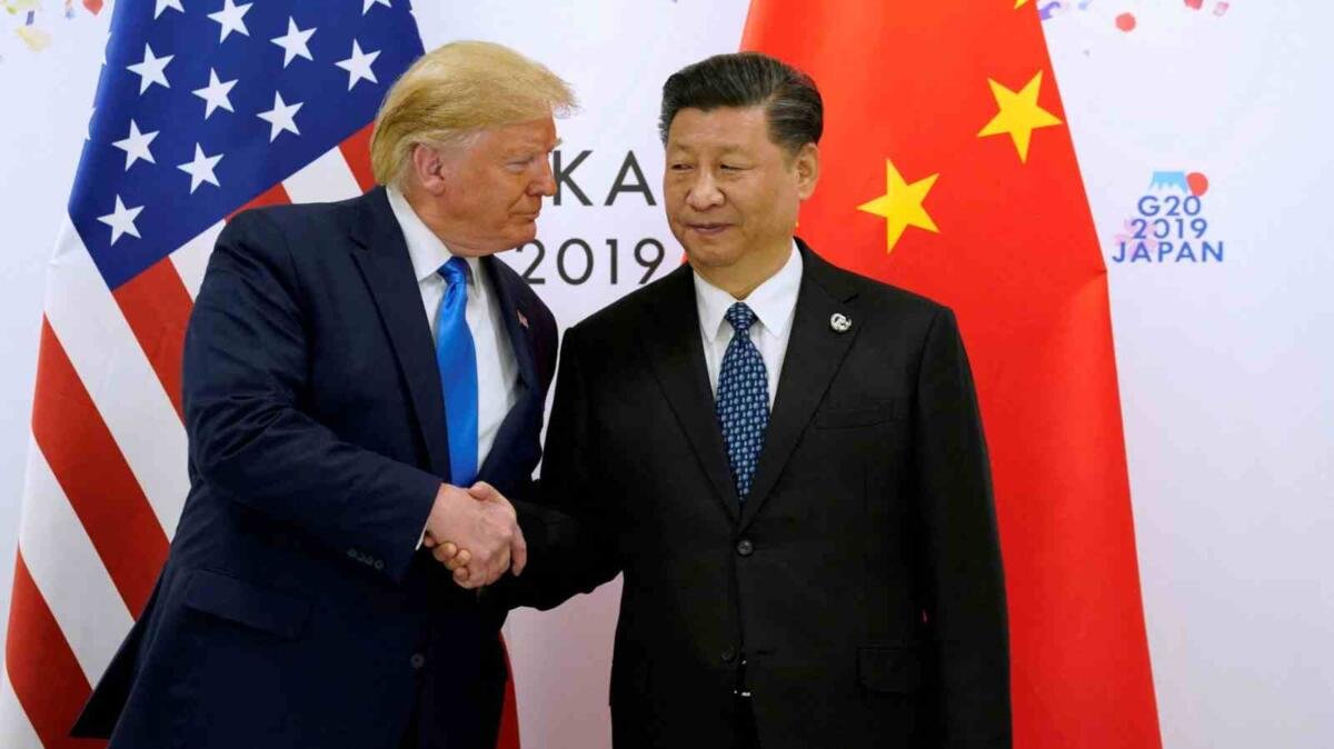 XI JINPING HABLA POR TELÉFONO CON DONALD TRUMP