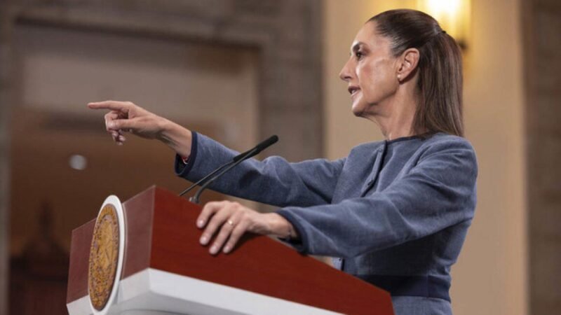 ‘ABSOLUTAMENTE FALSO QUE ALENTÉ PROTESTAS VIOLENTAS’: SHEINBAUM