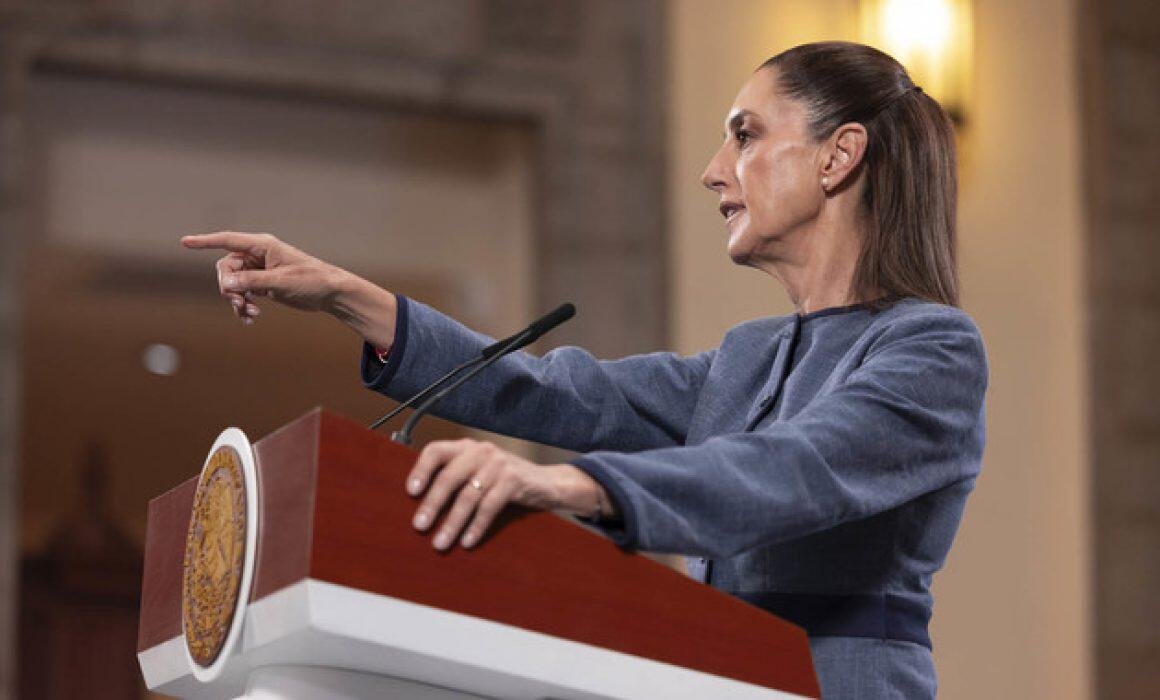‘ABSOLUTAMENTE FALSO QUE ALENTÉ PROTESTAS VIOLENTAS’: SHEINBAUM