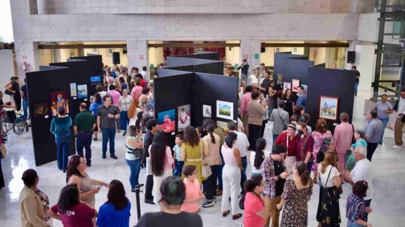 INAUGURAN EN EL CONGRESO EXPOSICIÓN DE ARTEMANÍA