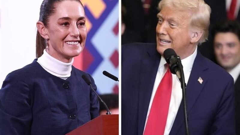 SHEINBAUM Y TRUMP ESPERAN PRONTO LLEGAR A ACUERDOS