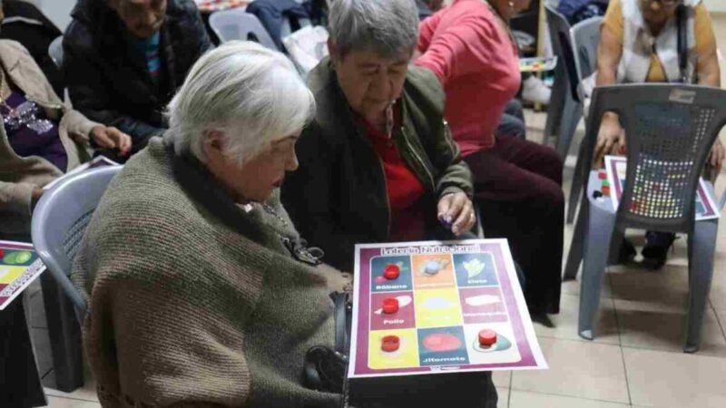 INSTRUYEN A ADULTOS MAYORES SOBRE ALIMENTACIÓN BALANCEADA DE ACUERDO A SU EDAD