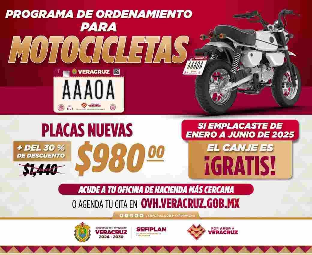 INICIA PROGRAMA DE ORDENAMIENTO PARA MOTOS