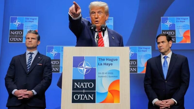 TRUMP AMENAZA A ESPAÑA POR NO CUMPLIR META DE GASTO MILITAR DE LA OTAN