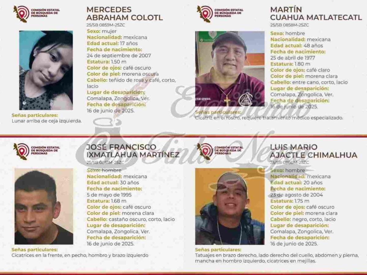 CUERPOS HALLADOS EN OMEALCA ERAN DE DESAPARECIDOS DE ZONGOLICA