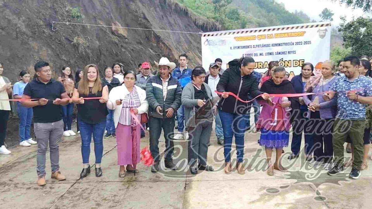 INAUGURAN CARRETERA RANCHO ALEGRE-LA MESA