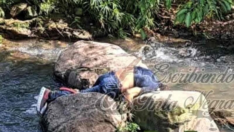 DE TEZONAPA, EL EJECUTADO HALLADO EN ARROYO