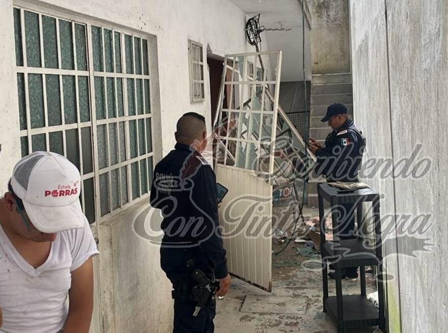 EXPLOSIÓN DE TANQUE DE GAS EN HUATUSCO DEJA DOS HERIDOS
