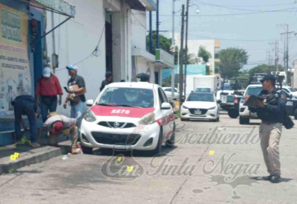BALEAN A TAXISTA; MURIÓ EN EL HOSPITAL