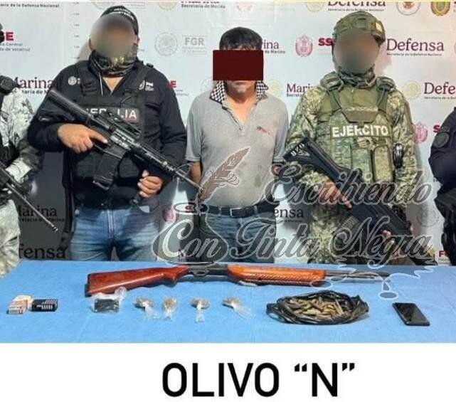 LO DETIENEN CON ARMAS Y DROGA