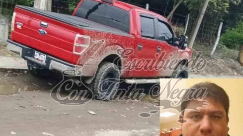 LO EJECUTAN A BORDO DE SU CAMIONETA