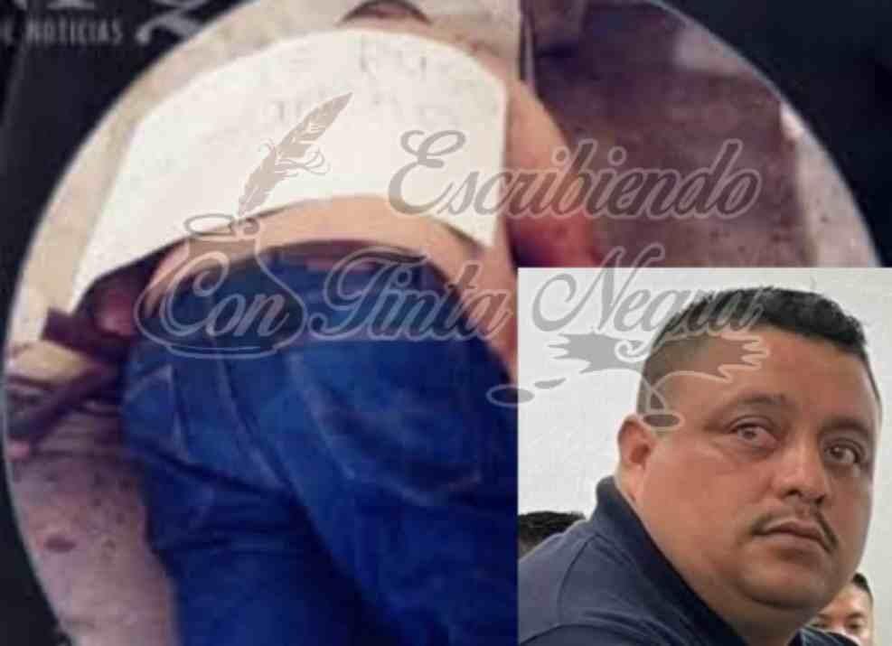 ASESINAN A POLICÍA MUNICIPAL; LE DEJAN NARCO MENSAJE