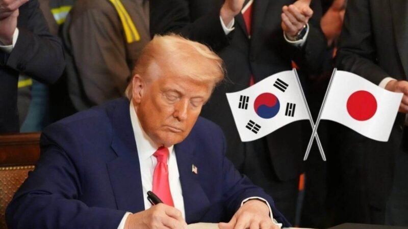 EU ANUNCIA ARANCELES DEL 25% A JAPÓN Y COREA DEL SUR