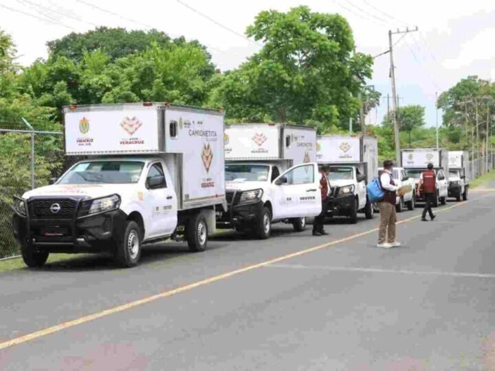 CAMIONETITAS DE LA SALUD LLEGAN A POZA RICA Y OZULUAMA CON MÁS DE 100 MIL INSUMOS MÉDICOS