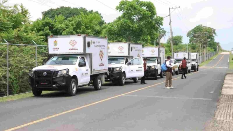 CAMIONETITAS DE LA SALUD LLEGAN A POZA RICA Y OZULUAMA CON MÁS DE 100 MIL INSUMOS MÉDICOS