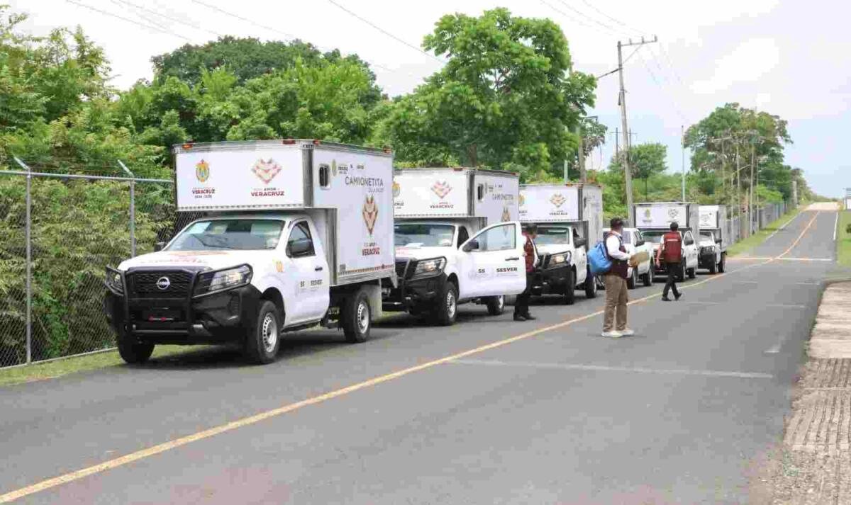 CAMIONETITAS DE LA SALUD LLEGAN A POZA RICA Y OZULUAMA CON MÁS DE 100 MIL INSUMOS MÉDICOS