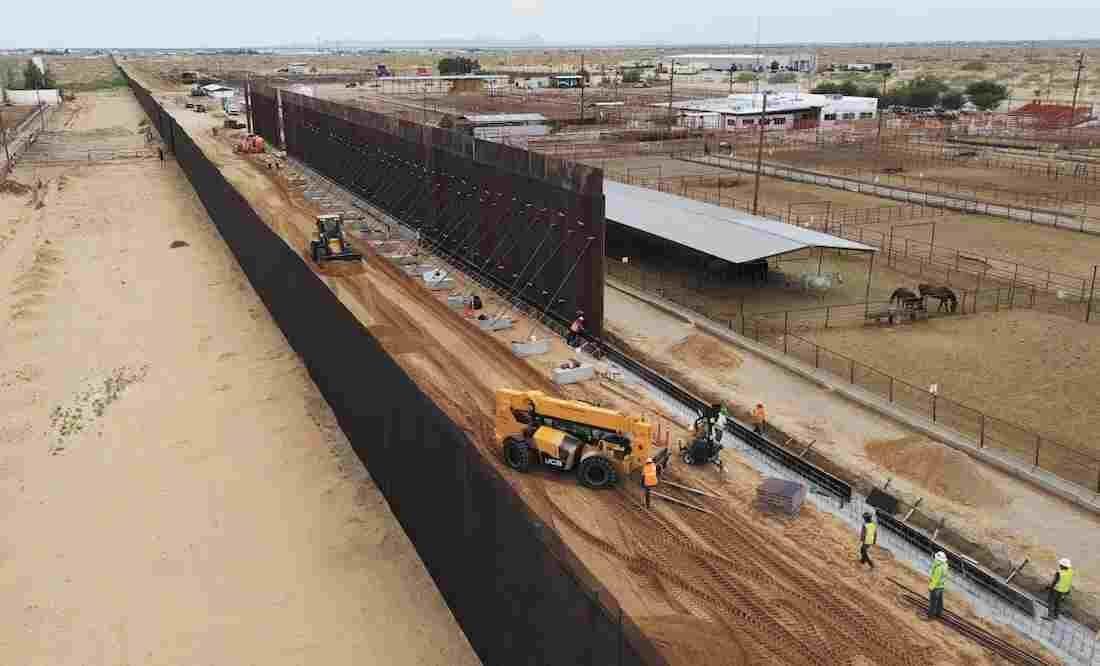 EU CONSTRUYE MURO FRONTERIZO ENTRE NUEVO MÉXICO Y CIUDAD JUÁREZ
