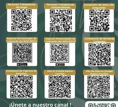IMSS HABILITA CÓDIGOS QR PARA FACILITAR ACCESO A TRÁMITES Y SERVICIOS