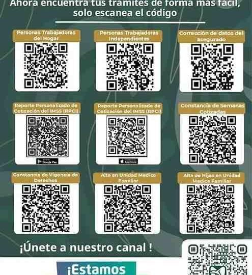 IMSS HABILITA CÓDIGOS QR PARA FACILITAR ACCESO A TRÁMITES Y SERVICIOS