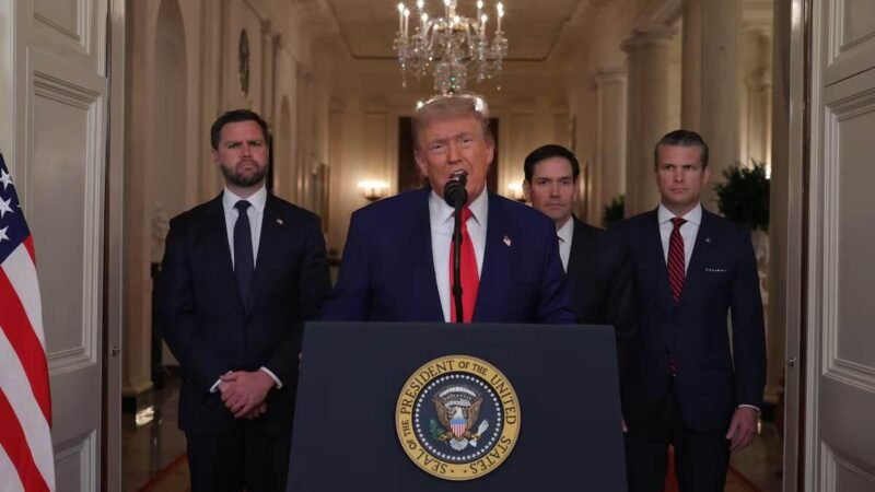 TRUMP ADVIERTE QUE PODRÍA BOMBARDEAR NUEVAMENTE LAS INSTALACIONES NUCLEARES IRANÍES