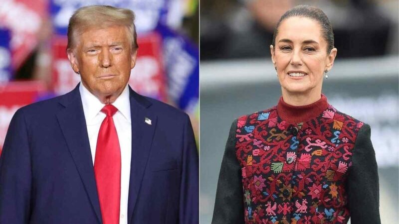 TRUMP Y SHEINBAUM HABLARÁN EN BUSCA DE ACUERDO ANTES DE POSIBLE ARANCEL
