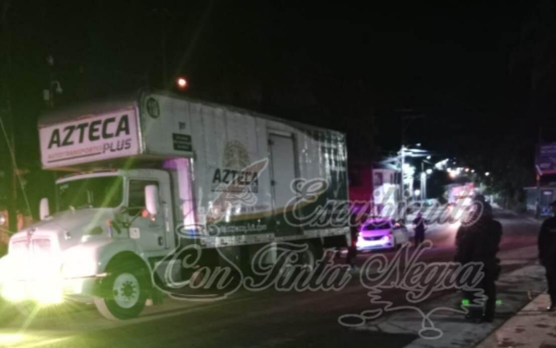 ASEGURAN TRACTO CAMIÓN EN COSCOMATEPEC