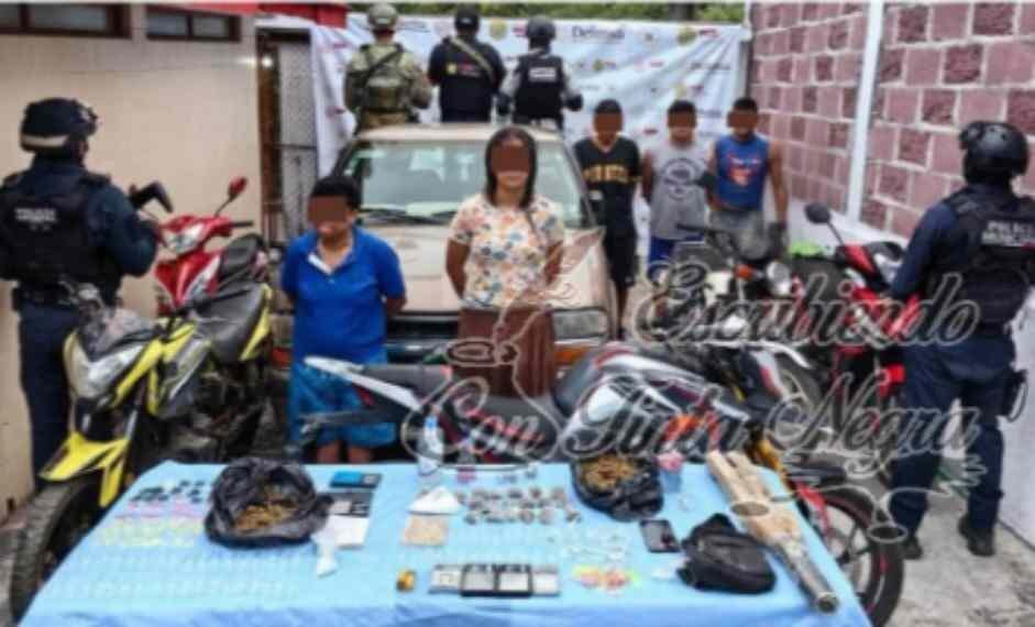 OPERATIVO DEJA COMO RESULTADO SEIS DETENIDOS