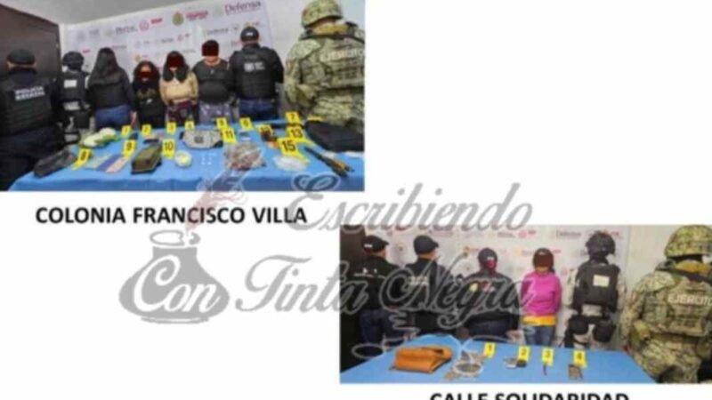 DETIENEN A CUATRO; LOS PONEN TRAS LAS REJAS