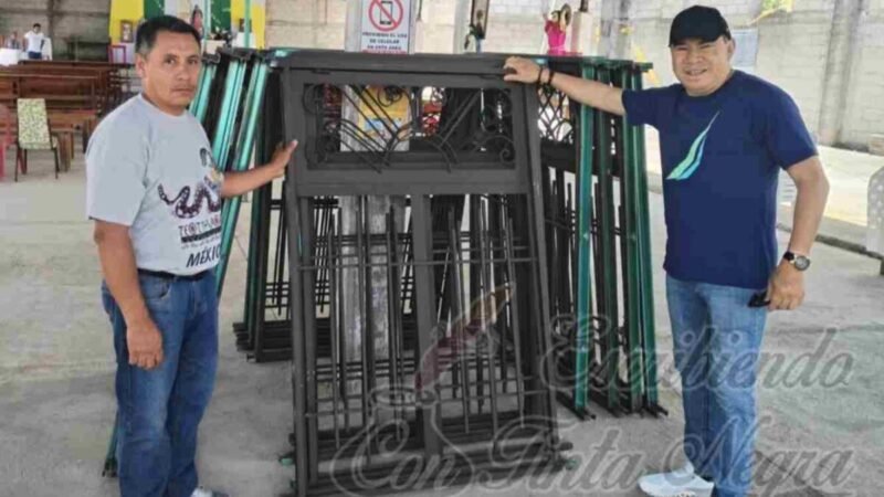 ENTREGA URCINO MÉNDEZ APOYO A IGLESIA DE LA RESERVAR TERRITORIAL