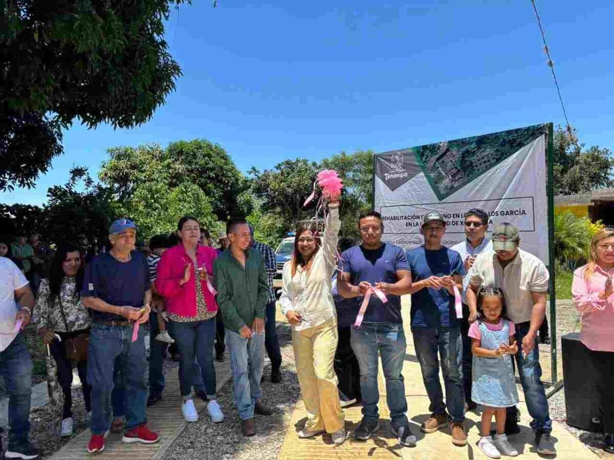 INAUGURA ALCALDESA OBRA EN XOCOTITLA
