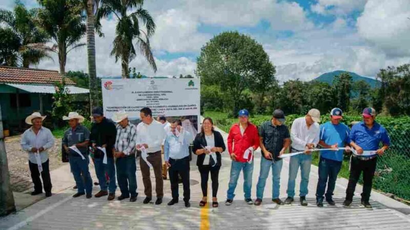 INAUGURAN CAMINO IXTEPEC-LINDA VISTA