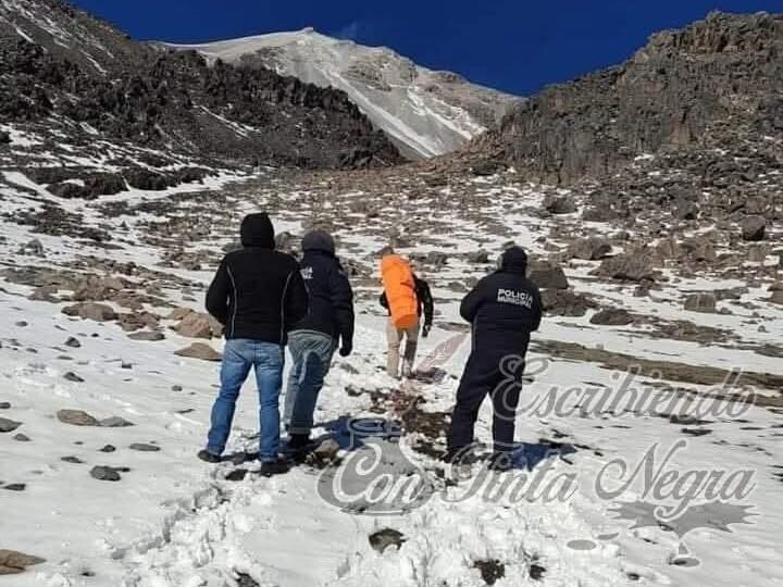 SE ACCIDENTA ALPINISTA EN EL PICO DE ORIZABA