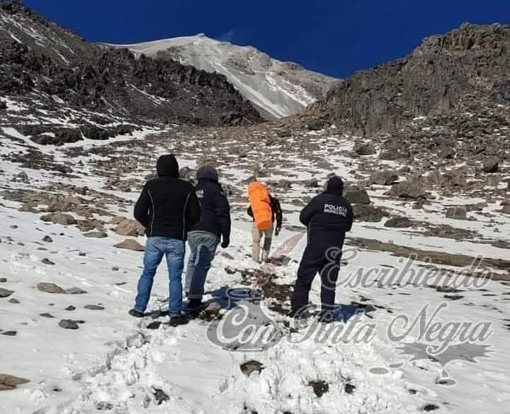 SE ACCIDENTA ALPINISTA EN EL PICO DE ORIZABA
