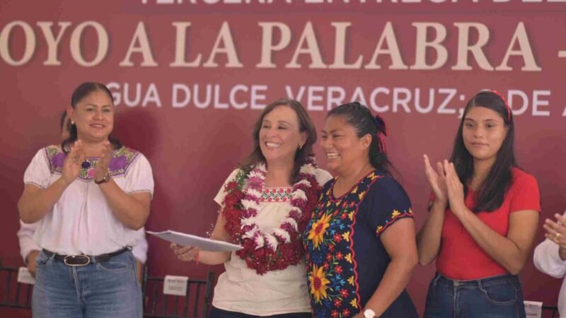 ENTREGAN RECURSOS DE PROGRAMA APOYO A LA PALABRA