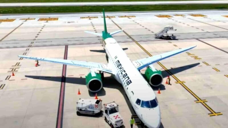 MEXICANA DE AVIACIÓN RECIBE SEGUNDA AERONAVE EMBRAER E195-E2