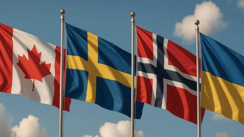 CANADÁ, SUECIA Y NORUEGA ANUNCIAN NUEVOS ACUERDOS DE AYUDA CON UCRANIA
