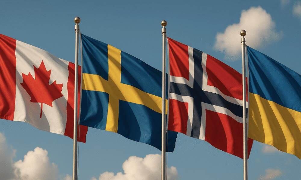CANADÁ, SUECIA Y NORUEGA ANUNCIAN NUEVOS ACUERDOS DE AYUDA CON UCRANIA
