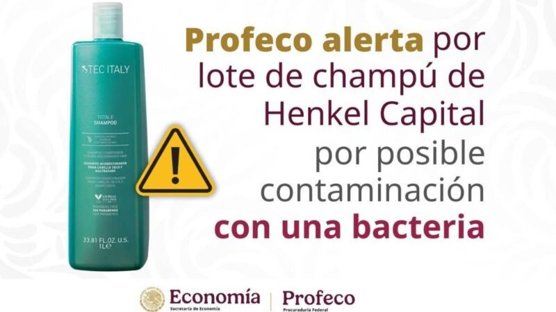 RETIRAN SHAMPOO “HENKEL CAPITAL” POR POSIBLE BACTERIA