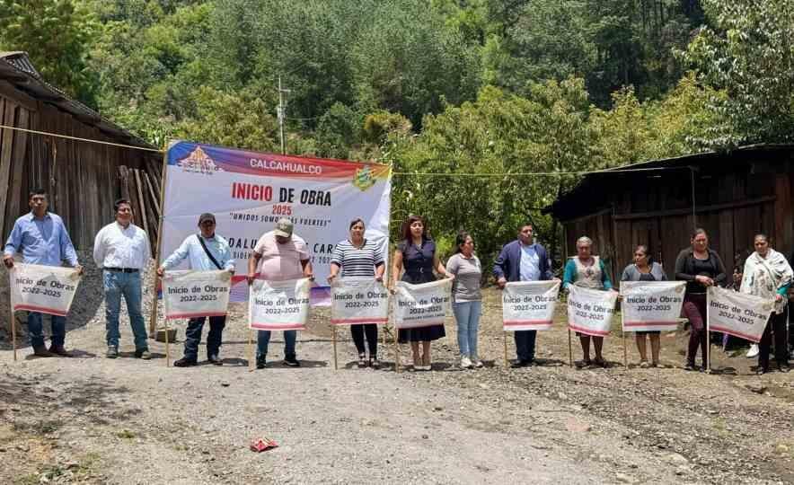 DAN BANDERAZO DE OBRA EN RINCÓN DE ATOTONILCO
