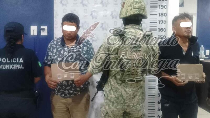 CAPTURAN A LÍDER DE GRUPO DELINCUENCIAL Y A CÓMPLICE