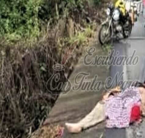 MUERE MOTOCICLISTA EN ACCIDENTE