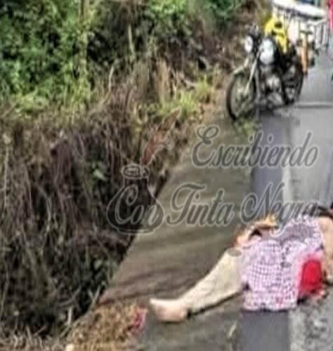 MUERE MOTOCICLISTA EN ACCIDENTE
