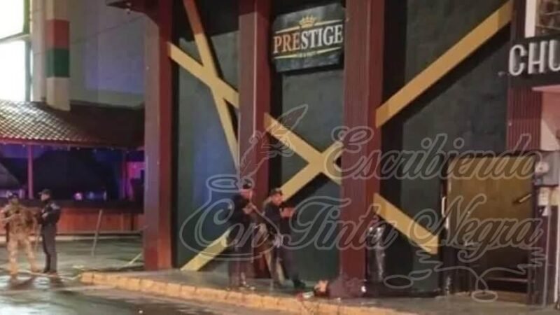 ATACAN BAR HASTA CON GRANADAS; UN MUERTO Y DOS HERIDOS, EL SALDO