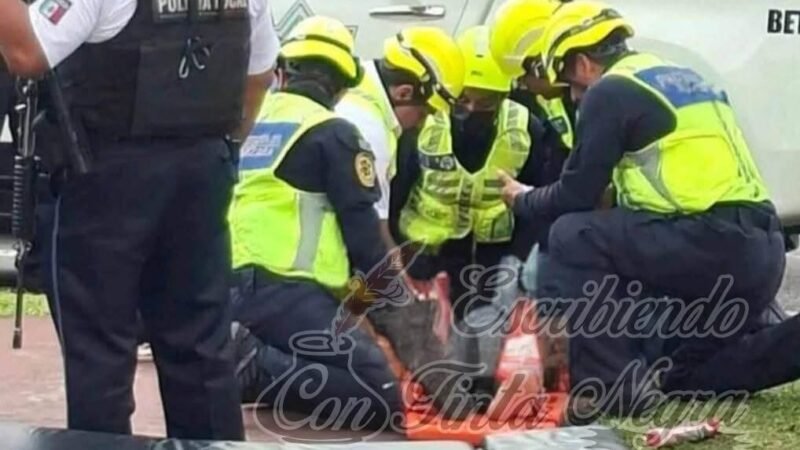 ESTUDIANTE SE LANZA DE PUENTE