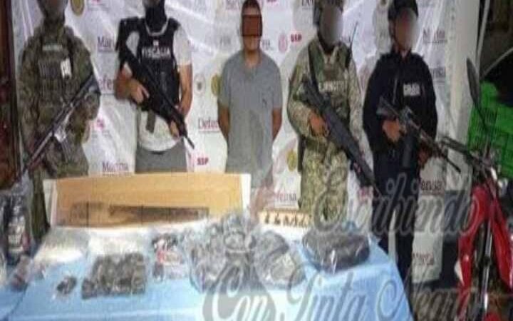 DETIENEN A UNO EN CATEO