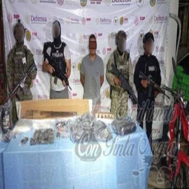 DETIENEN A UNO EN CATEO