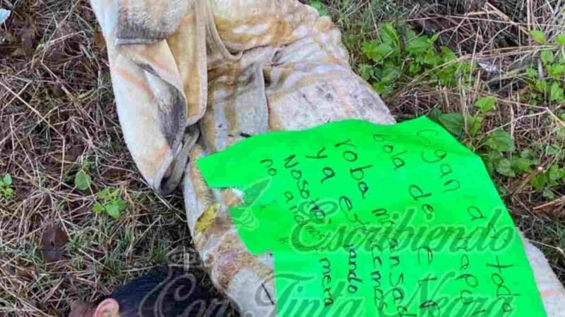 ENCUENTRAN EJECUTADO Y DECAPITADO